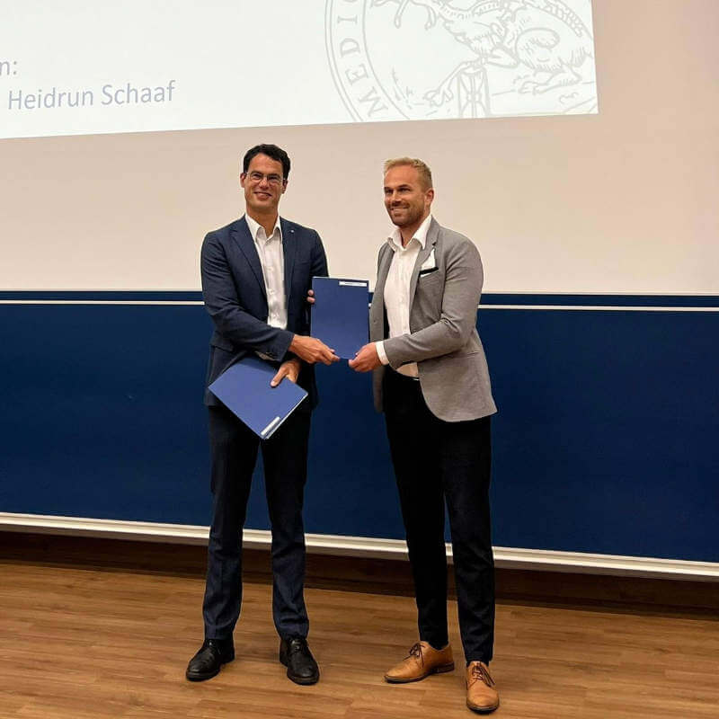 Verleihung Doktortitel Dr Nicolas Haßfurther
